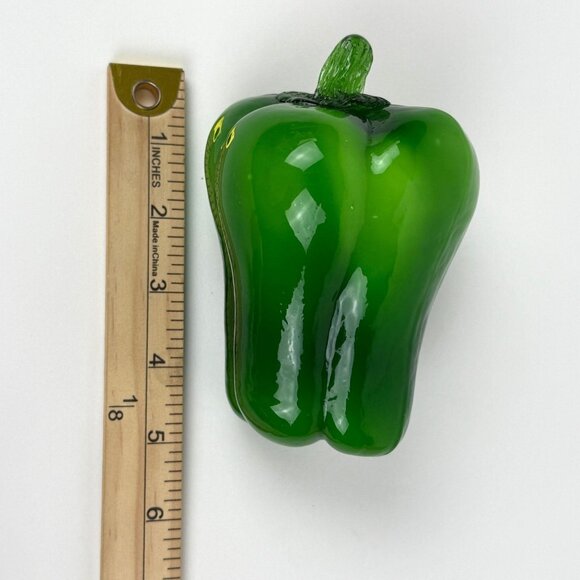 Vintage 5pc Murano Style Glass Fruit Vegetables Hand Blown Art Glass EUC - Picture 12 of 12